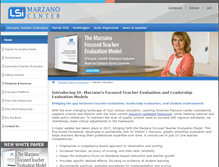 Tablet Screenshot of 444zzz-www.marzanoevaluation.com